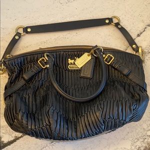 Coach Leather Ruffle Bag